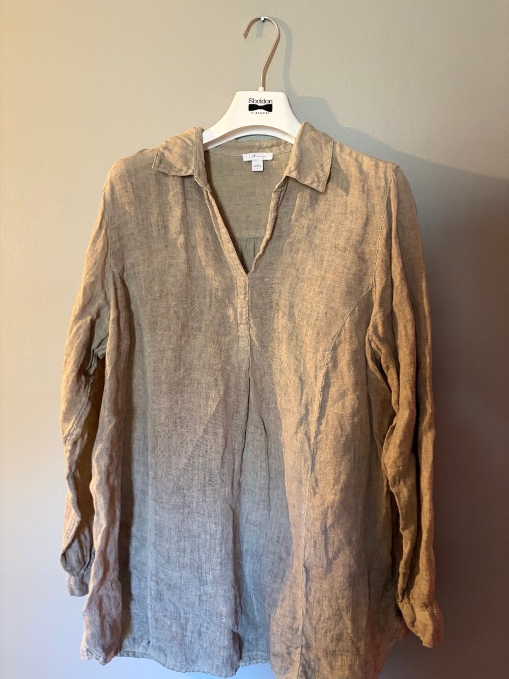 J.Jill Love Linen Top – Tan (Women’s L)